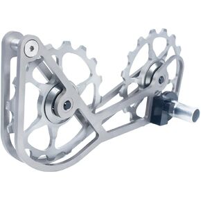 Titanium Road Cyclocross Gravel Bicycle Bike Rear Derailleur Oversized Pulley Wheel System Cage OSPW for Campagnolo Campy Super Record/Record/EPS/Chorus/Potenza 11 Speed use