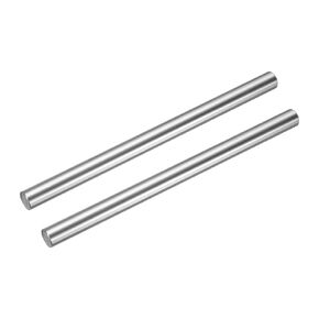 uxcell 2 Pcs Linear Motion Rod Shaft Guide 10mm x 150mm (0.394" x 5.9") Hardened Chrome Plated Steel Linear Rail Rod for 3D Printer, CNC Machine