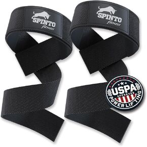 Wrist Straps for Weightlifting | 21 inch Competition Grade Rugged Cotton Grip & Padded Neoprene Gym Straps | Weight Lifting Straps for Deadlift, Bodybuilding, Powerlifting (1 pair)
