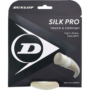 Dunlop Sports Silk Pro Tennis String, 17G, 40' Set