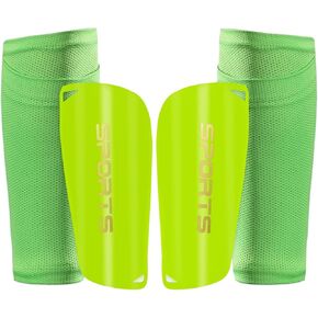 Soccer Shin Guards, Shin Pads and Shin Guard Sleeves for Youth Teen Adult for Football Games, TeamSports EVA Cushion Protection Reduce Shocks and Injuries