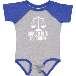 بدلة أطفال من Inktastic Lawyer Daddys Little Co Counsel