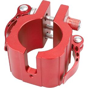 Electric Scooters Folding Clamp, Aluminum Alloy Vertical Rod Rugged Lock, for Zero 8X 10X 11X SPeedual Dualtron DT3 Electric Scooters (Red)