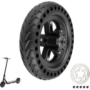 8.5 inches Scooter Solid Tire Replacement,Scooter Wheel Hub Tyre for Electric Scooter Xiaomi Mi m365 8.5 inches Scooter Wheel's Replacement with Disc Brake