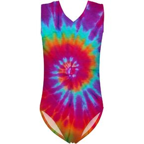 JEOCODY Gymnastics Leotards for Little Girls One-piece Dancing Athletic Leotards 3-14 Years