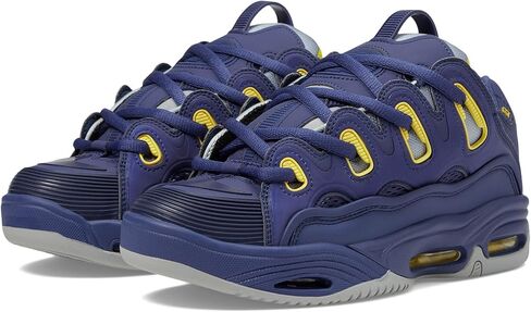 Osiris Men's D3 2001 Skate Shoe, Cadet Blue/Yellow, 6 in Saudi Arabia