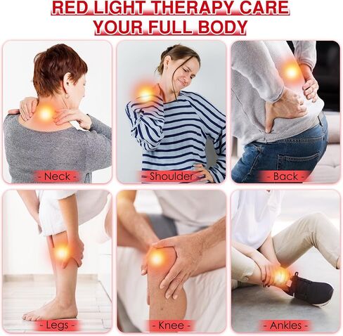 Red Light Therapy, Red Light Therapy for Body with Adjustable Stand, Red Light Therapy Lamp for Face, 660nm & 850nm Infrared Red Light Therapy Device with Therapy Glasses at Home Use in Saudi Arabia