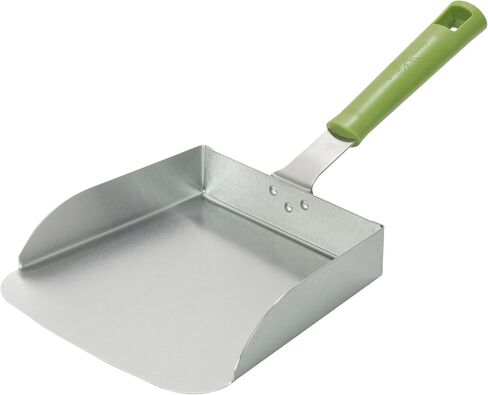 Heavy-Duty Stainless Steel Griddle Scoop - Large Scooping Blade with Heat-Resistant Handle for Serious Scooping Responsibilities - Ideal for Moving Large Portions of Food Effortlessly in Saudi Arabia
