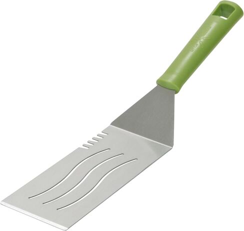 Heavy-Duty Stainless Steel Griddle Scoop - Large Scooping Blade with Heat-Resistant Handle for Serious Scooping Responsibilities - Ideal for Moving Large Portions of Food Effortlessly in Saudi Arabia