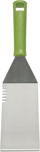 Heavy-Duty Stainless Steel Griddle Scoop - Large Scooping Blade with Heat-Resistant Handle for Serious Scooping Responsibilities - Ideal for Moving Large Portions of Food Effortlessly in Saudi Arabia