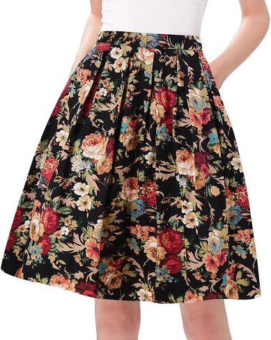 Taydey A-Line تنانير كلاسيكية مطوية للنساء in Kuwait