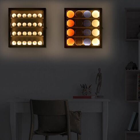 حافظة عرض لعبة الهوكي مع ضوء LED خافت، حافظة من الأكريليك الشفاف للعبوات المحمية من الأشعة فوق البنفسجية والغبار، حافظة عرض تذكارية مثبتة على الحائط، صندوق كرات الهوكي in Kuwait