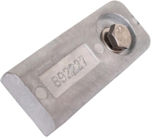 SouthMarine Boat Engine 97-893404 892227 892227A Lower Units Power Trim Plate Anode for Mercury Mercruiser Quicksilver Mariner Force Outboard Motor Verado L6 200HP 225HP 250HP 275HP 300HP 350HP 400HP in Saudi Arabia