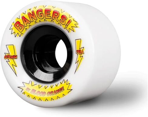Blood Orange Bangers 65mm & 70mm Longboard Wheels - for Sliding, Cruising, Freeride, Downhill, Surfskate, Longboard Dancing. in Saudi Arabia