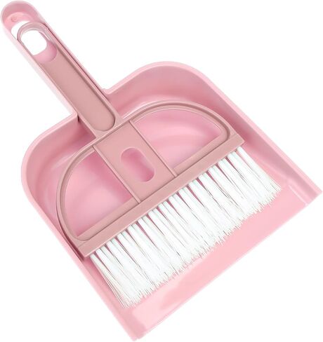 WLLHYF Small Dustpan and Brush Set Mini Portable Hand Broom and Dustpan Cleaning Tool for Home Desk Table Kitchen Pet Nest Key Board Countertop Office Housekeeping Daily Cleaning Necessities (Blue) in Saudi Arabia