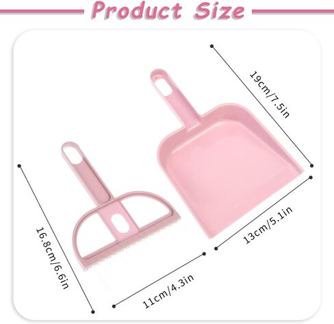 WLLHYF Small Dustpan and Brush Set Mini Portable Hand Broom and Dustpan Cleaning Tool for Home Desk Table Kitchen Pet Nest Key Board Countertop Office Housekeeping Daily Cleaning Necessities (Blue) in Saudi Arabia