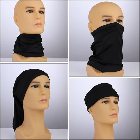 WLLHYF Bandana Neck Gaiters Neck Warmer Balaclava Face Mask Unisex Snood UV Resistance Face Shield Cover Multifunctional Headwear Face Covering for Sport Running Hiking Cycling Elastic Tube Scarf in Saudi Arabia