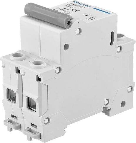 2PCS DC Miniature Circuit Breaker, HSB6C-DC, 2 Poles, DC500V 32A, Photovoltaic Circuit Breaker, for Solar PV System Solar Panels Grid System, 35mm DIN Rail Mounting (32A) in Saudi Arabia