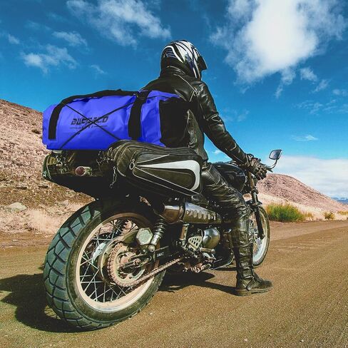Dry Bag Waterproof Duffel Bag with Airtight Zipper 50L Dry Backpack Duffle Bag for Kayaking, Rafting, Boating, Swimming, Camping, Travel, Gym, Beach, Red in Saudi Arabia