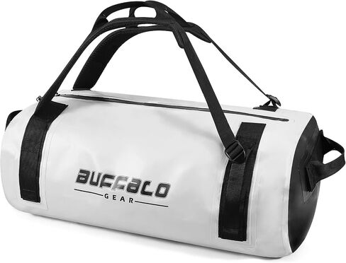 Dry Bag Waterproof Duffel Bag with Airtight Zipper 50L Dry Backpack Duffle Bag for Kayaking, Rafting, Boating, Swimming, Camping, Travel, Gym, Beach, Red in Saudi Arabia