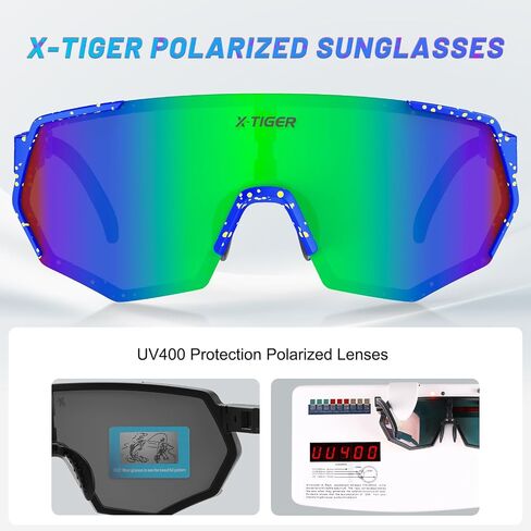 X-TIGER Polarized Sports Sunglasses Baseball Sunglasses for Men Women in Saudi Arabia