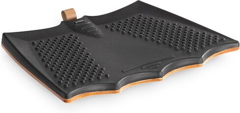 Navaris Standing Balance Board - Wooden Wobble Board for Office Desk - Wood Balancing Board Rocker Plank for Leg Muscle Workout Planking Fitness in Saudi Arabia