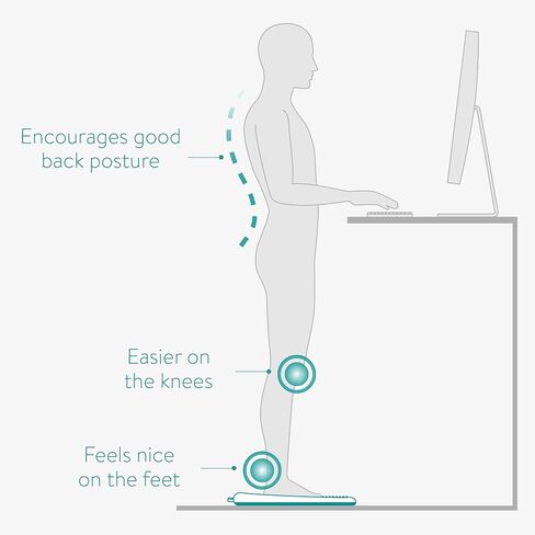 Navaris Standing Balance Board - Wooden Wobble Board for Office Desk - Wood Balancing Board Rocker Plank for Leg Muscle Workout Planking Fitness in Saudi Arabia