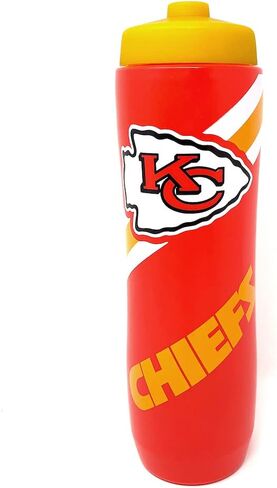 The Party Animal NFL Kansas City Chiefs Squeezy Water Bottle in Saudi Arabia