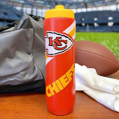 The Party Animal NFL Kansas City Chiefs Squeezy Water Bottle in Saudi Arabia