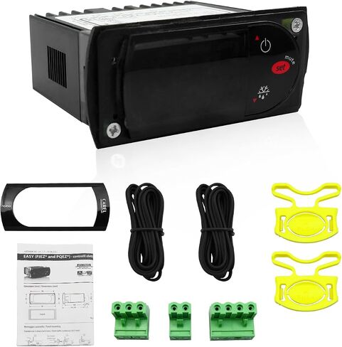 Temperature Controller PJEZS0H100 Temperature Thermostat with Temperature Sensor Probe 115v Compatible with Carel and All Refrigerator Types in Saudi Arabia