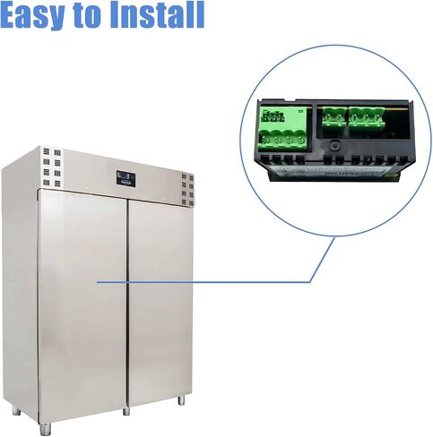 Temperature Controller PJEZS0H100 Temperature Thermostat with Temperature Sensor Probe 115v Compatible with Carel and All Refrigerator Types in Saudi Arabia