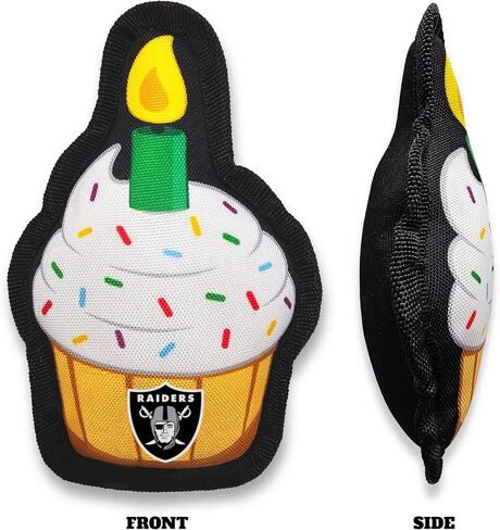 مجموعة حفلات عيد ميلاد الكلاب من NFL LAS Vegas Raiders مكونة من 9 قطع مع 1 باندانا كرة قدم كبيرة/كبيرة جدًا، 1 لافتة، 1 لعبة كعكة عيد ميلاد و6 بالونات عيد ميلاد، مجموعة عيد ميلاد للكلاب، زي، إكسسوارات مرحة للكلاب in Saudi Arabia