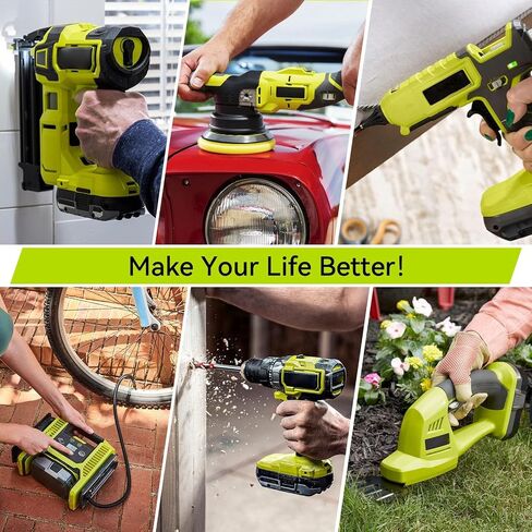 Masione P102 استبدال بطارية Ryobi 18V ليثيوم أيون 3.0 Ah بطارية P108 P102 P103 P104 P105 P107 P109 P122 (2-Pack) in Saudi Arabia