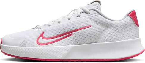 حذاء التنس NikeCourt Vapor Lite 2 للسيدات (DV2019-108، أبيض/Hot Punch/Crimson Tint/Aster Pink) مقاس 10.5 in Saudi Arabia