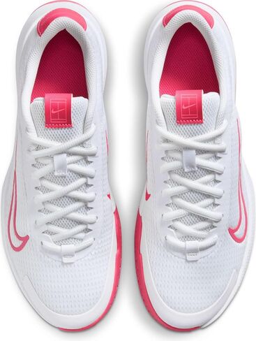 حذاء التنس NikeCourt Vapor Lite 2 للسيدات (DV2019-108، أبيض/Hot Punch/Crimson Tint/Aster Pink) مقاس 10.5 in Saudi Arabia