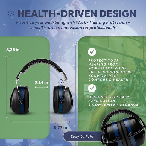 Schallwerk ® Work+ Hearing Protection Ear Muff - ear protection for noise reduction - shooting range ear protection in Saudi Arabia