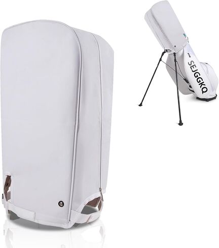 Golf Bag Cover,Golf Bag Rain Hood,Club Waterproof Covers Accessories Caddy Head Protector,Accessory Zipper Protective Dustproof Top Rainproof for Mens Women Golfer,Tour,Stand Bags in Kuwait