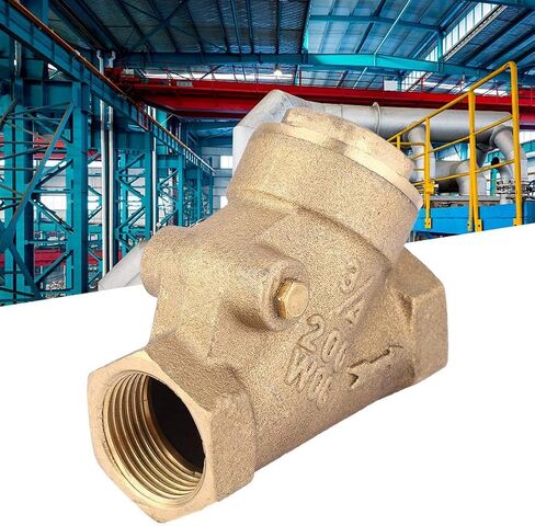 NPT 3/4in Thread Y Type NPT 3/4" Check Valve Brass One Way Check Valve 1.6Mpa for Water Gas in Saudi Arabia