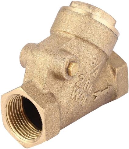 NPT 3/4in Thread Y Type NPT 3/4" Check Valve Brass One Way Check Valve 1.6Mpa for Water Gas in Saudi Arabia