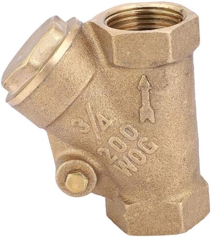 NPT 3/4in Thread Y Type NPT 3/4" Check Valve Brass One Way Check Valve 1.6Mpa for Water Gas in Saudi Arabia