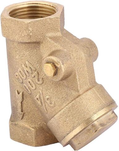 NPT 3/4in Thread Y Type NPT 3/4" Check Valve Brass One Way Check Valve 1.6Mpa for Water Gas in Saudi Arabia