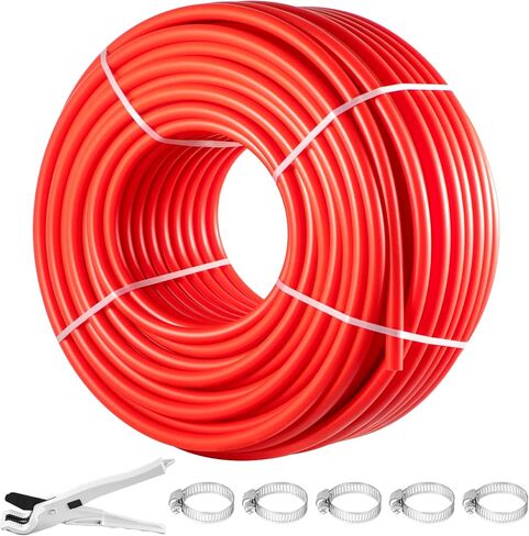 VEVOR PEX Pipe, 1 Inch x 500 FT PEX Tubing, Non Oxygen Barrier White PEX-B Pipe, Flexible PEX Water Line for RV Sewer Hose, Plumbing, Radiant Heating in Saudi Arabia