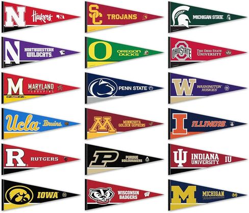 Big Ten Conference College Pennant Set in Saudi Arabia
