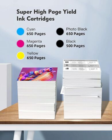 822XL Ink Cartridges Remanufactured for 822 T822 XL Ink Cartridges Replacement for Epson 822 XL T822XL for Epson Workforce Pro WF-3820 WF-4820 WF-4830 WF-4833 WF-4834 Printer (BCMY, 4 Pack) in Saudi Arabia