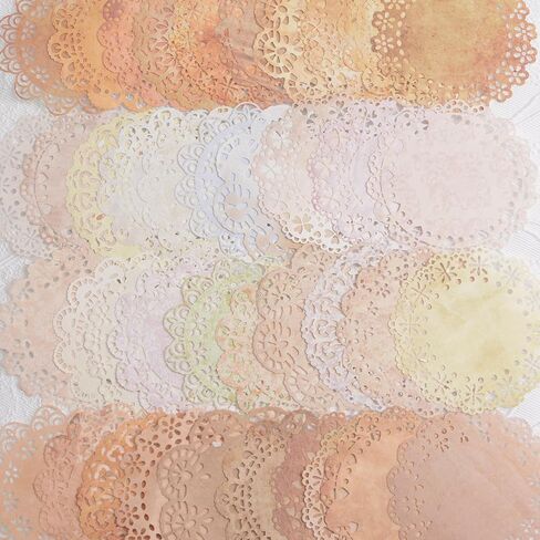 Vintage Scrapbook Paper Lace, 40pcs 4 Different Styles Scrapbook Supplies for DIY Cards, Scrapbooks, Photo Frames, Albums, Crafts, Card Making in Saudi Arabia