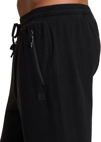 بنطال رياضي للرجال من Avalanche مع جيوب بسحاب، بنطال رياضي ناعم من القطيفة بطول كامل مع جيوب للركض في صالة الألعاب الرياضية والمشي لمسافات طويلة in Kuwait