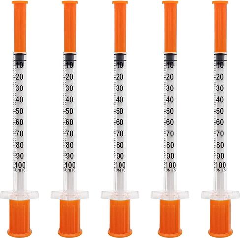 U-100 0.5cc Syringe 31G 5/16 inch (8mm) Individual Pack of 36 in Saudi Arabia