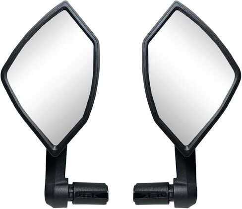 Hafny 2025 Bar End Bike Mirror, HD Glass Lens, Ajustable & Rotatable Safe Rearview Bicycle Mirror, Blast-Resistant, HF-6003-FR054 (Blue Glass (Left + Right) Pair) in Kuwait