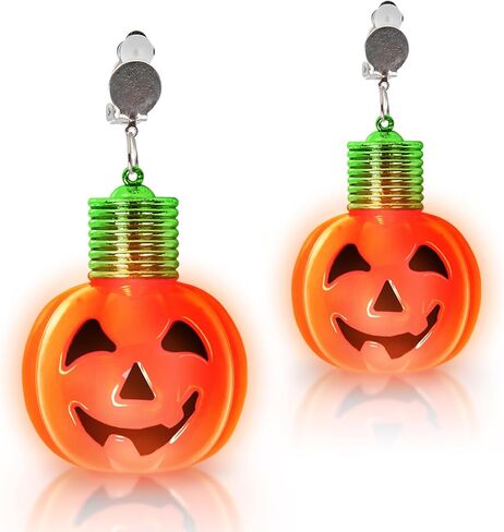 أقراط Light Up Jumbo Halloween Spooky Ghost، اليقطين ومقلة العين - زوج واحد in Saudi Arabia