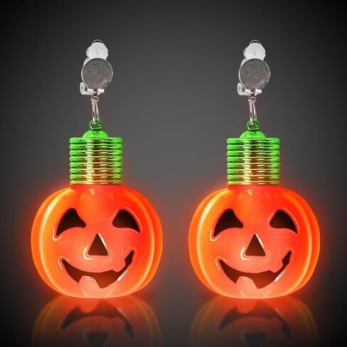 أقراط Light Up Jumbo Halloween Spooky Ghost، اليقطين ومقلة العين - زوج واحد in Saudi Arabia